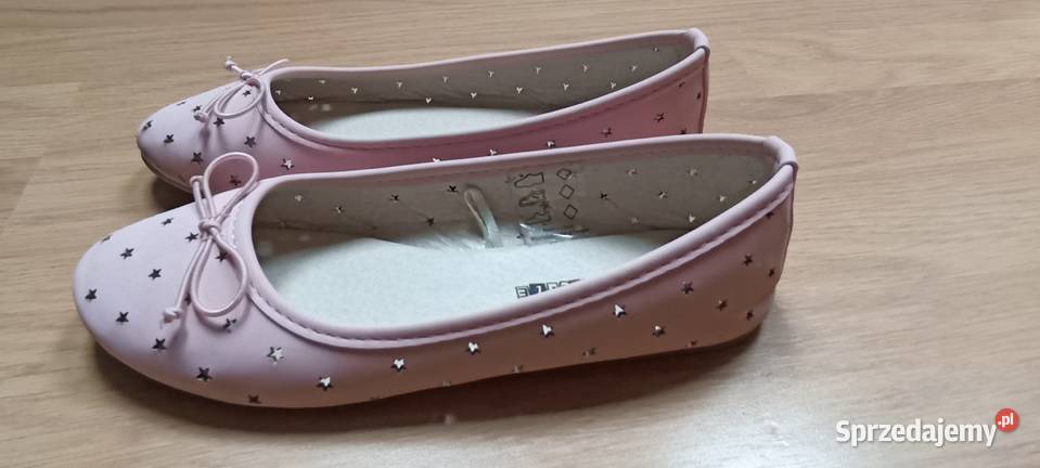 Rożowe baleriny Young Style rozmiar 32 wkładka Krasnystaw sprzedam