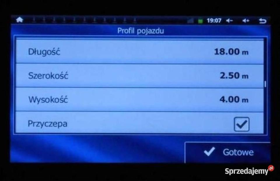Tablet Lenovo A3500F nawigacja mapy Igo Primo kujawsko-pomorskie