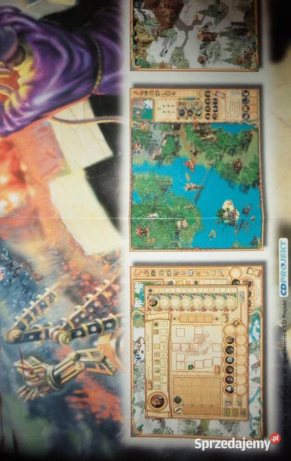 game poster Heroes of might and magic IV 4 2001 podkarpackie Rzeszów