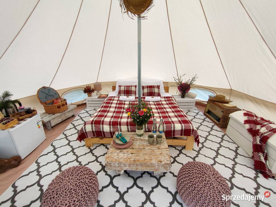Namiot glampingowy wodoodporny bawełna nowy Olsztyn