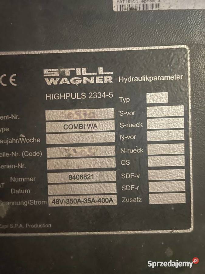 Sterownik ZAPI Wagner 48V silnik 12kW Juli napęd