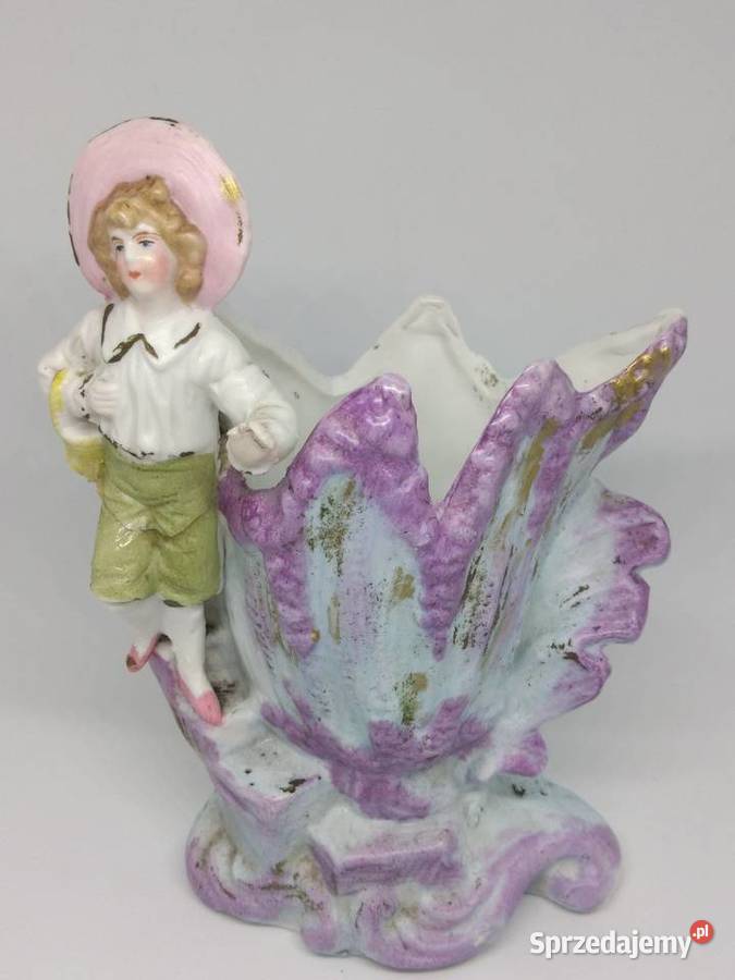 Biskwitowy wazonik figuralny mazowieckie Radom