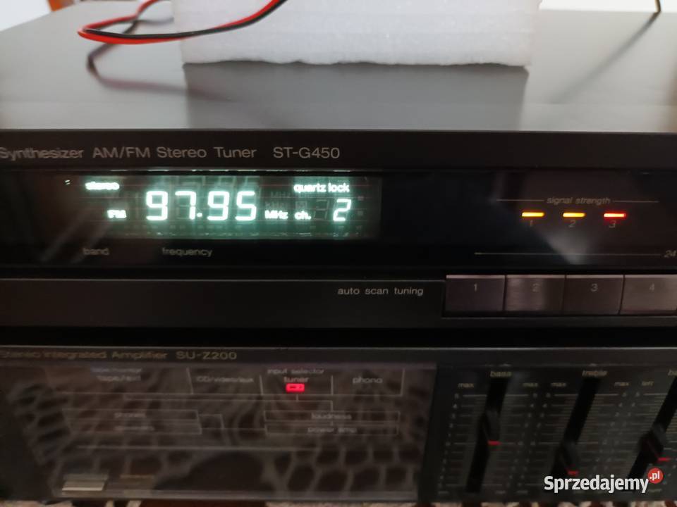 Wieża Technics SUZ200 i STG450 Amplituner i Wieże i miniwieże