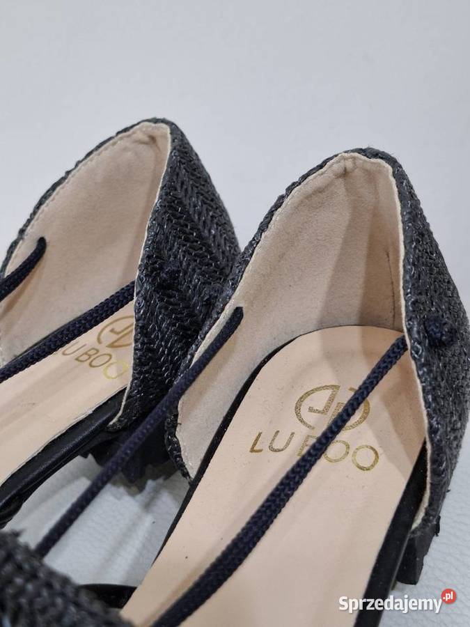 Lu Boo 36 plecione baleriny tkanina małopolskie Kraków sprzedam