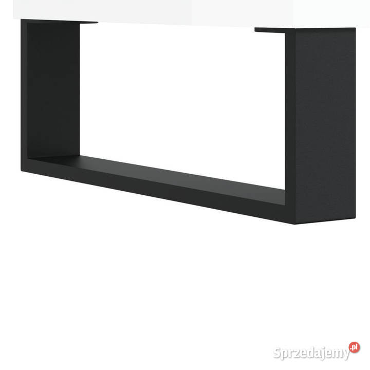 Szafka na płyty wysoki połysk biała 121x38x48 Warszawa