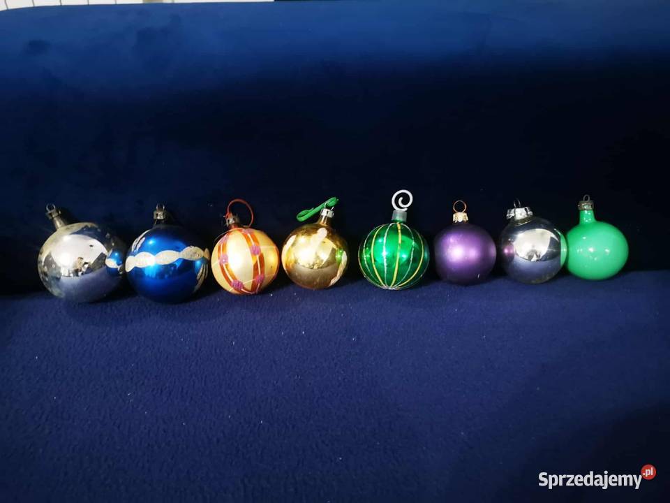 Stare Bombki Choinkowe PRLu