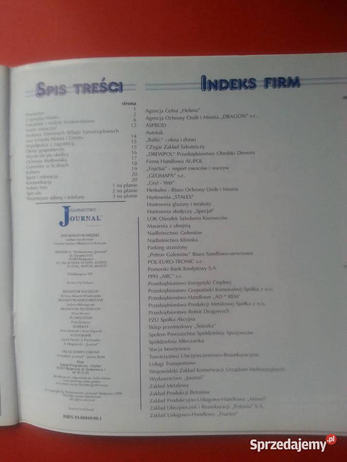 419 Goleniów Informator Miejski sprzedam