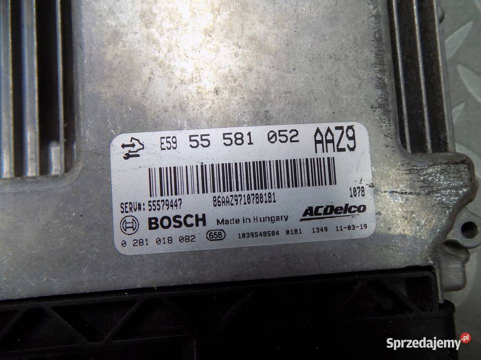 OPEL ASTRA IV STEROWNIK KOMPUTER SILNIKA osobowe Przemęt