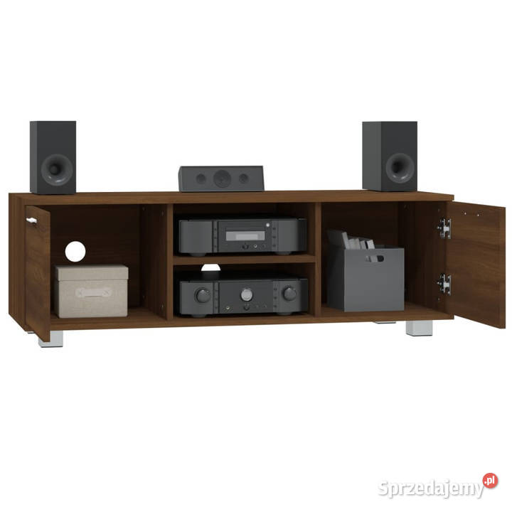 Szafka pod telewizor brązowy dąb 120x405x35 mazowieckie