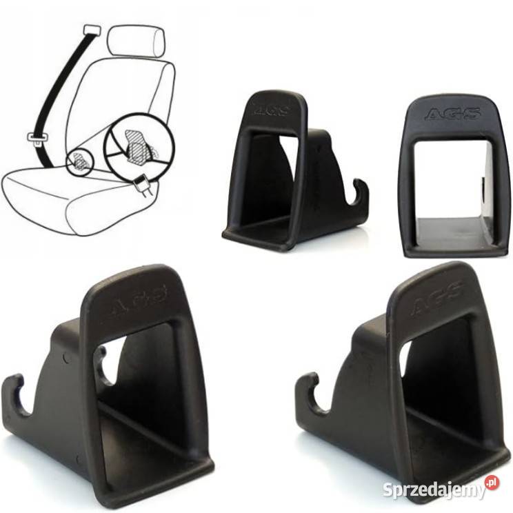 Uniwersalne prowadnice ISOFIX 2 pilot montaż Recaro