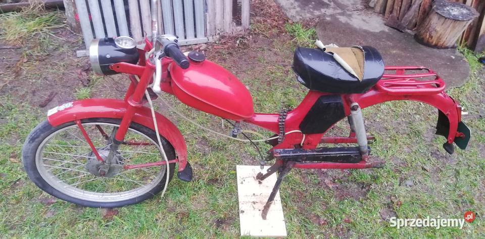 Rama koła silnik osłona łańcucha komar motorower Rok produkcji 1988 Czersk