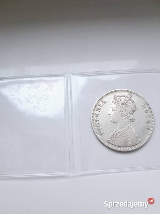 Indie Brytyjskie 1 Rupia 1862 Królowa Wiktoria Poznań