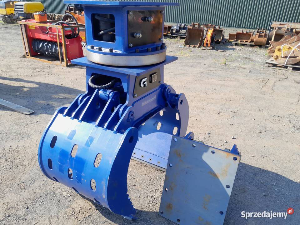 Chwytak hydrauliczny obrotowy wyburzeniowy fi65 Maków Podhalański