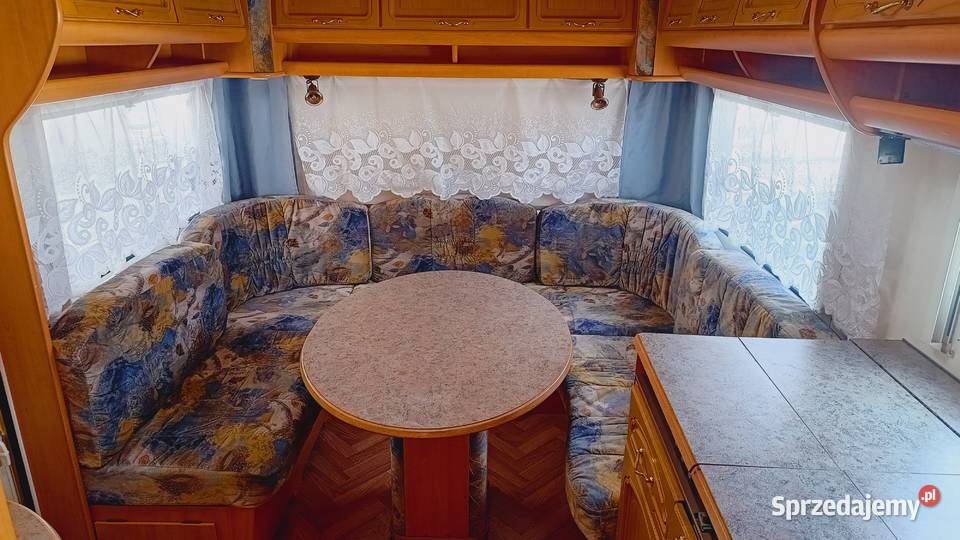 przyczepa kempingowa łóżka piętrowe campingowa Międzybrodzie Bialskie sprzedam