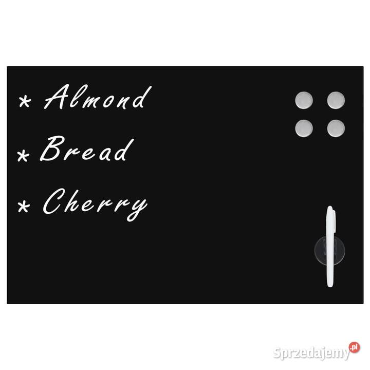 vidaXL Ścienna tablica magnetyczna szklana Warszawa