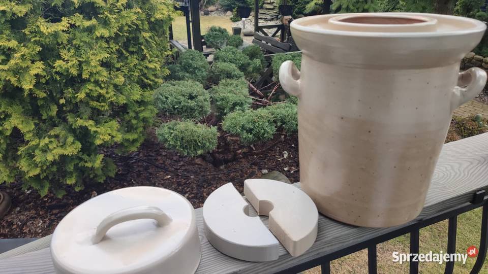Garnek ceramiczny do kiszenia z pokrywką i Bydgoszcz