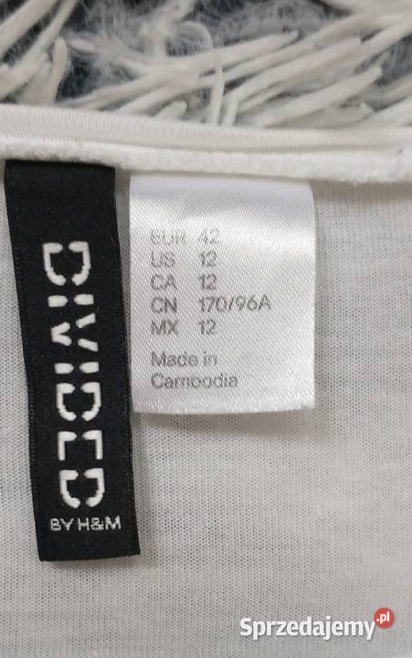 Bluzka z kokardą cętki 42 XL HM Toruń