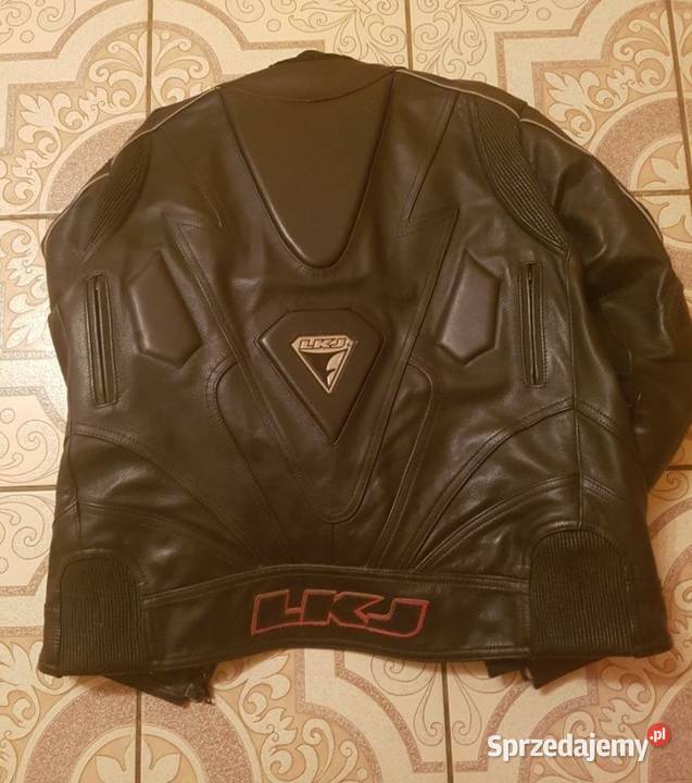 Kurtka skórzana motocyklowa w kolorze czarnym lubuskie Jasień