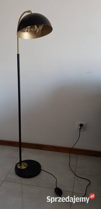 Lampa podłogowa Czarno złota ventage design Wrocław