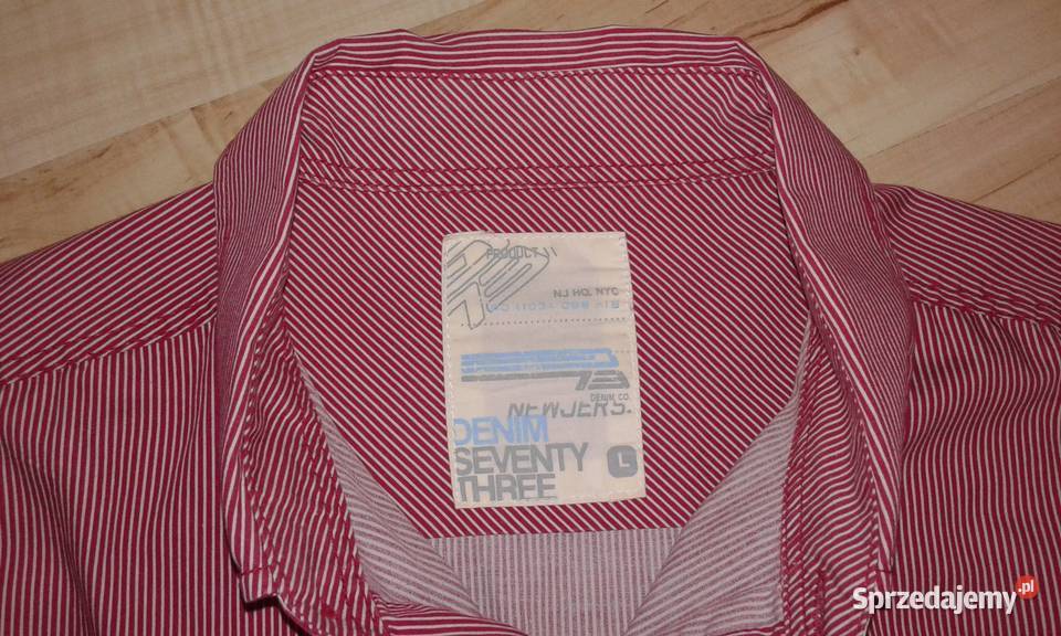 casualowa bawełniana koszula męska DENIM 73 Odzież codzienna sprzedam