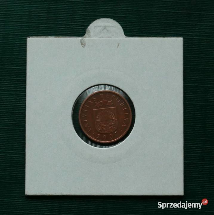 ŁOTWA 2 santimy 2007r Gliwice