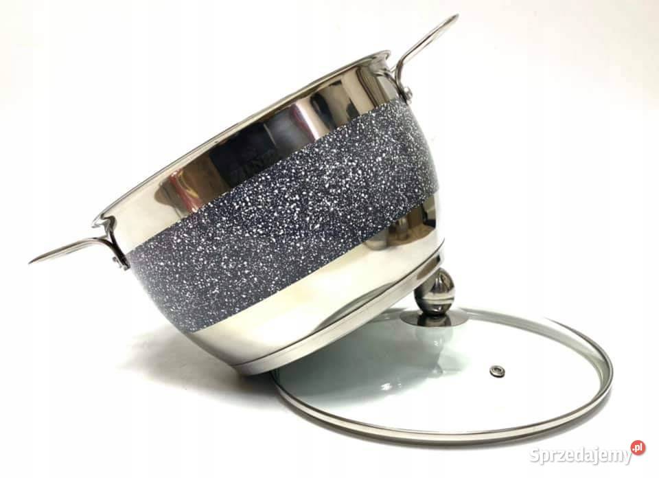 Garnki szare duże śląskie Ostrów