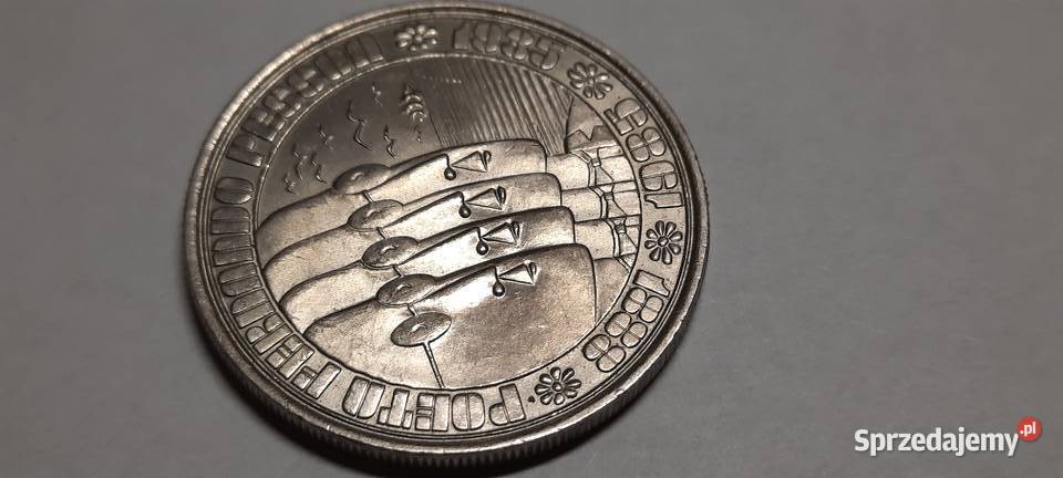 MONETA Portugalia 100 eskudos 1985 mazowieckie Warszawa