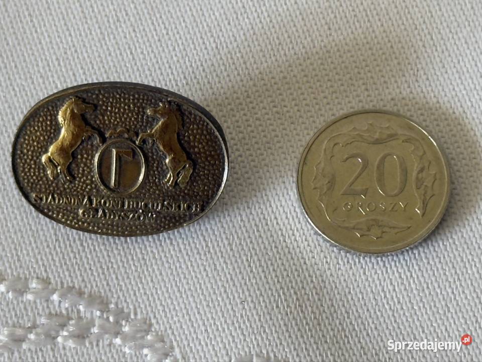 Metalowa Broszka Odznaka Stadnina Koni Broszki Czerwionka-Leszczyny