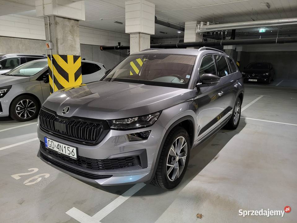 Skoda Kodiaq Sportline 7 os 2024 20 TSI 190 4x4 automatyczna pomorskie Gdańsk