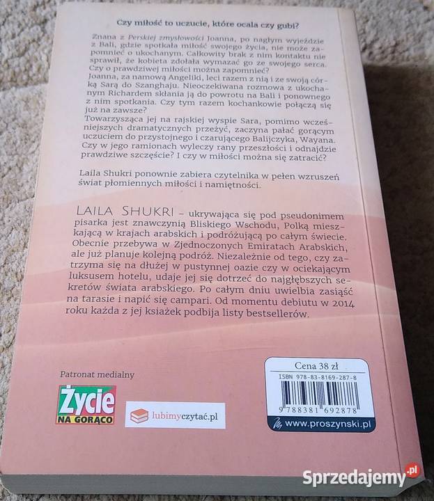 Perska kobiecość Laila Shukri powystawowa sprzedam