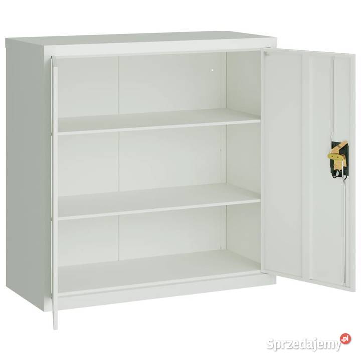 vidaXL Szafa biurowa z 2 drzwiami szara 90 Warszawa