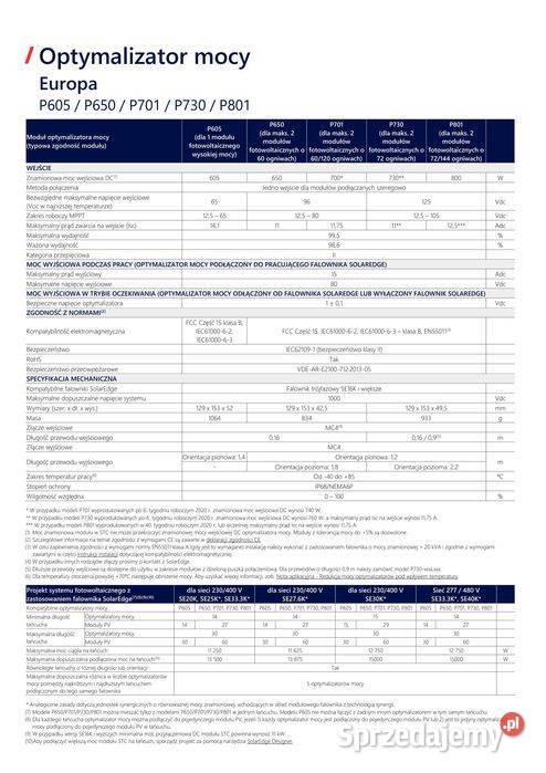 Optymalizator mocy SolarEdge P7304RM4MRY