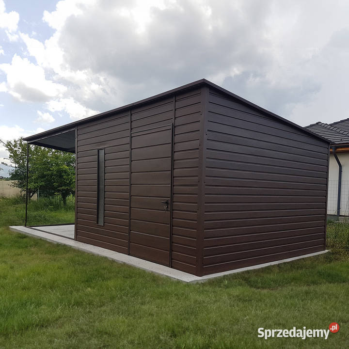 Domek ogrodowy 3636m wiatka 336 ciemny brąz Suwałki