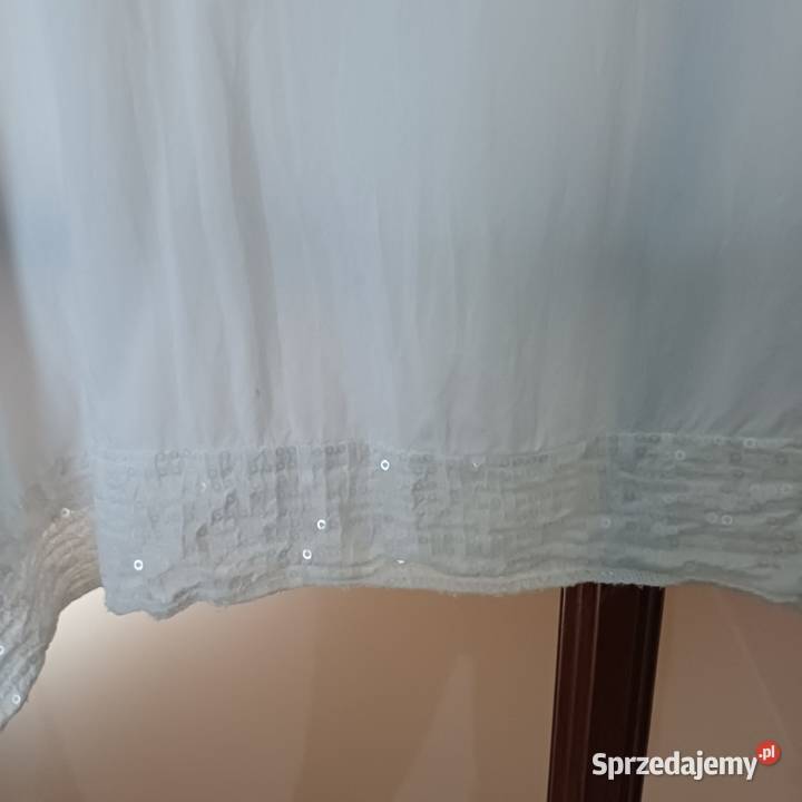 Bluzka damska letnia biała biały Sieradz