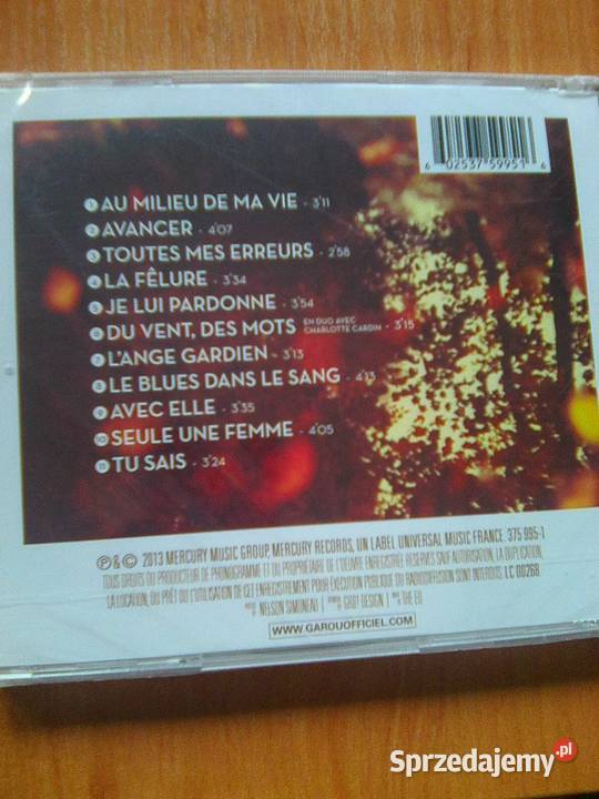 Garou Au Milieu De Ma Vie CD Warszawa sprzedam