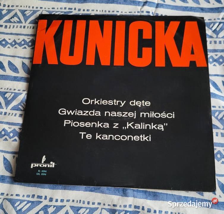 Halina Kunicka dwie płyty winylowe w jednej kujawsko-pomorskie Chełmno