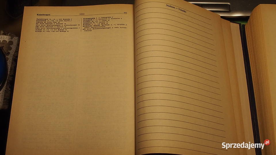 Wielki słownik niemiecko polski J Piprek J ISBN 8321400108 Tychy