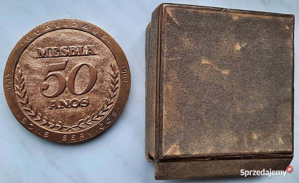 Medal 50 lecie sieci handlowej 1912 1962 Mesbla Ostrów Wielkopolski