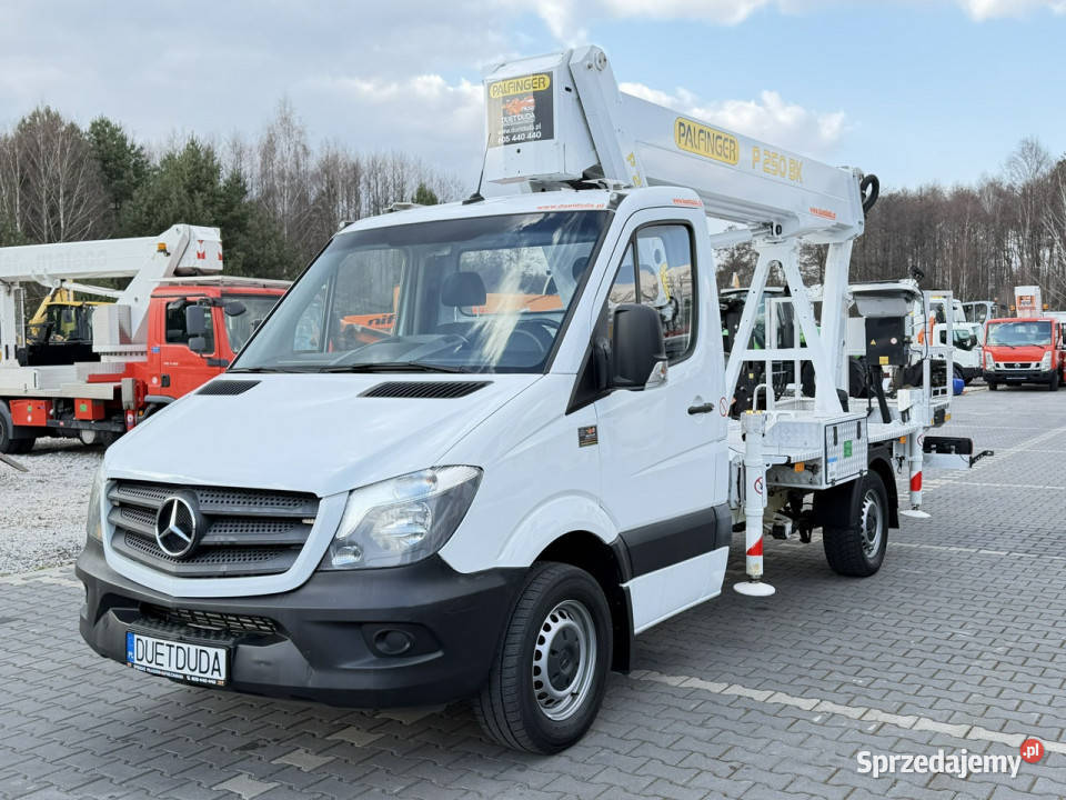 Mercedes Sprinter Podnośnik Koszowy 25m klimatyzacja Widełki