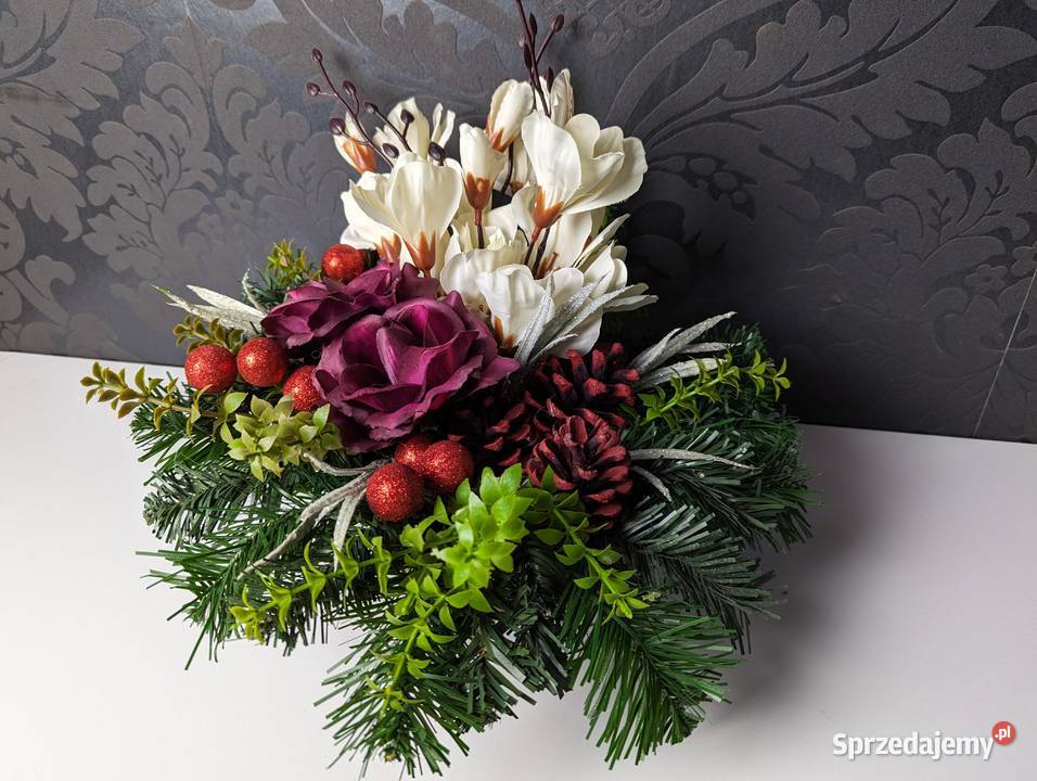 Wiązanka nagrobna 39 długości Piękna kolorystyka inny kolor Pałecznica-Kolonia