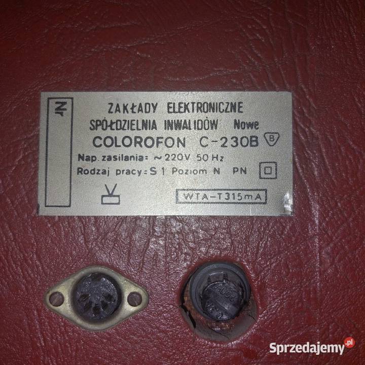 Kolorofon ZESI C230B vintage PRL Pozostałe Zabrze