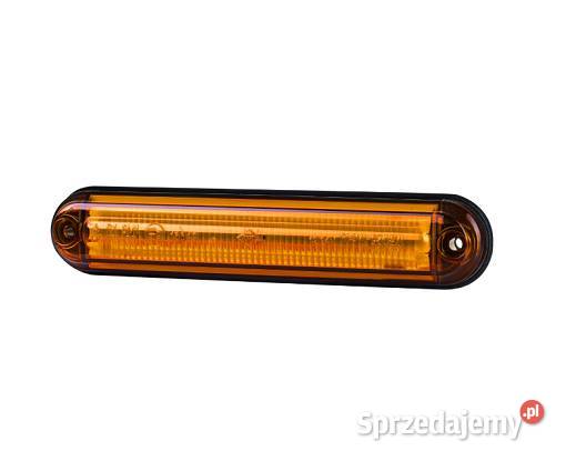 Lampa obrysowa Slim ze światłowodem pomaranczowa Godzianów