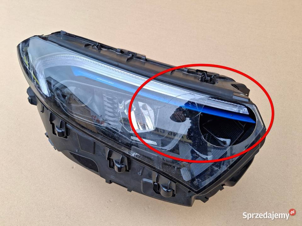 MERCEDES EQA EQB W243 REFLEKTR PRAWY LAMPA PRAWA osobowe Lampy przednie lubuskie Bieleń