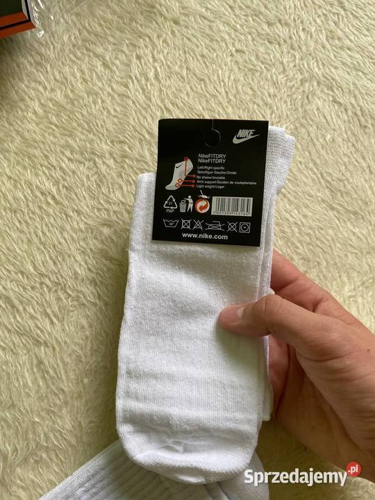Skarpety Nike czarnegobiałego koloru Skarpety i podkolanówki Moda i Styl