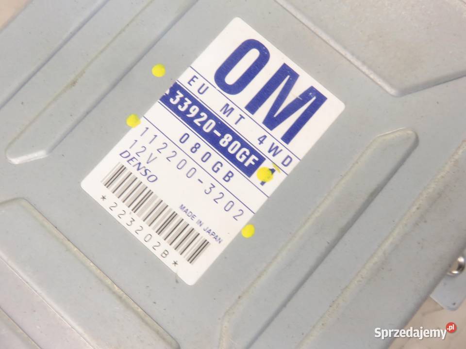 STEROWNIK SUZUKI IGNIS 13 4WD 3392080GF