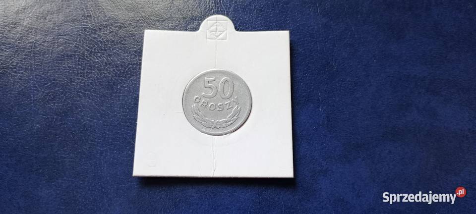 Stare monety 50 groszy 1949 PRL Polska skrętka Numizmatyka podkarpackie Lesko sprzedam