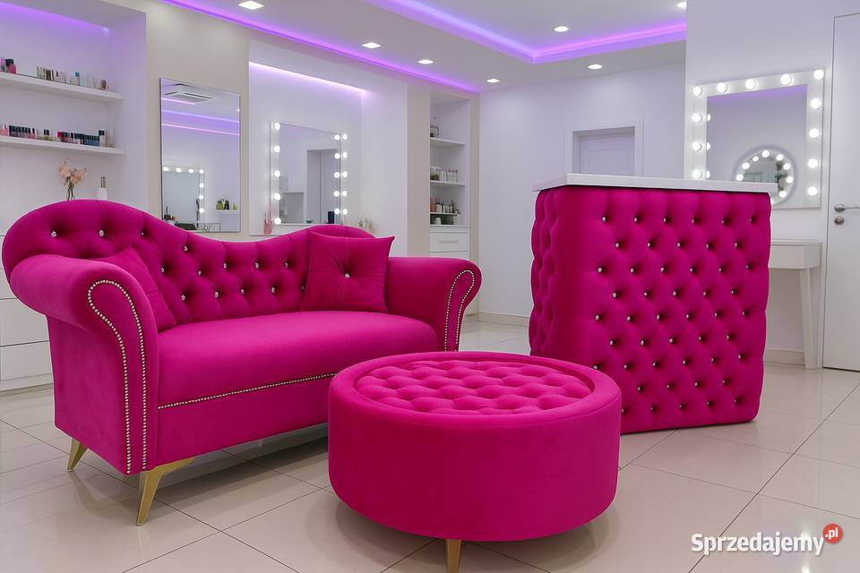 Sofa recepcja stolik Glamour wielkopolskie Kępno sprzedam