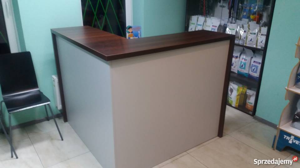 Lada recepcyjna narożna Recepcja Lada sklepowa L Będzin