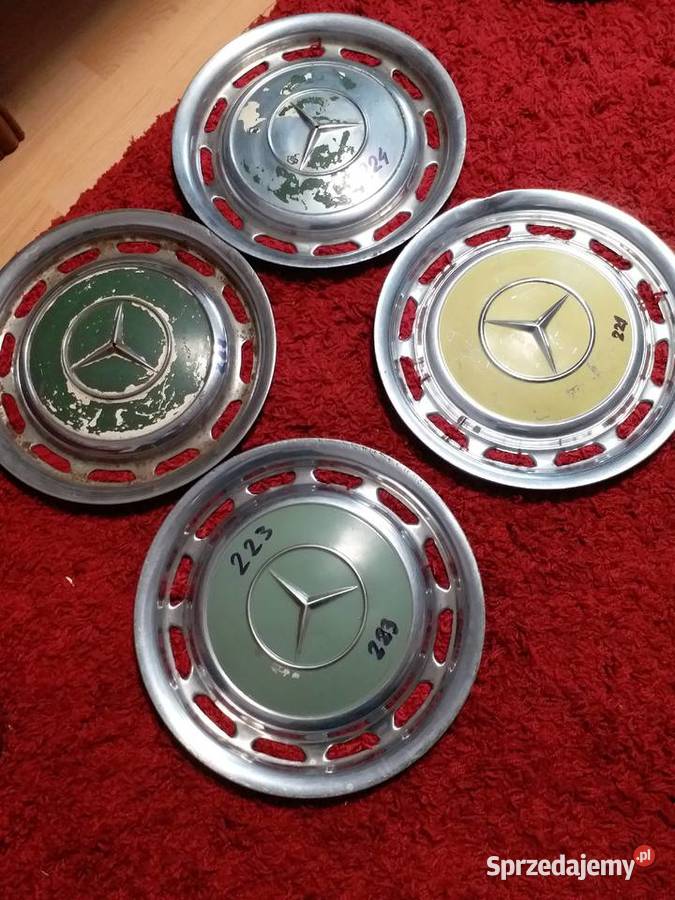 Kołpaki chrom Mercedes 123116126Oryginały 223 Rozmiar 14" Gorzów Wielkopolski sprzedam