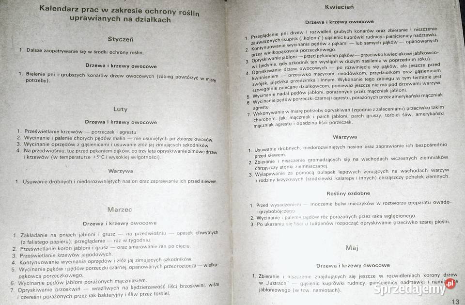 Zalecenia dotyczące ochrony roślin w Chełm